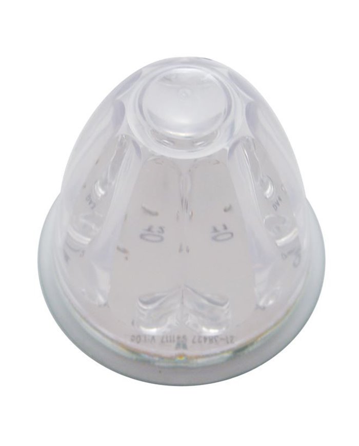 (CARD) 11 AMBER LED WATERMELON LIGHT - CLEAR LENS