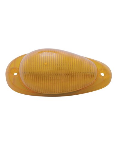 (CARD) FREIGHTLINER 15 AMBER LED TEARDROP SLEEPER CLEARANCE/MARKER LIGHT - AMBER LENS