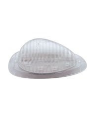 (CARD) FREIGHTLINER 15 AMBER LED TEARDROP SLEEPER CLEARANCE/MARKER LIGHT - CLEAR LENS