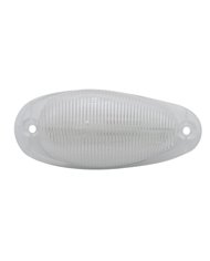 (CARD) FREIGHTLINER 15 AMBER LED TEARDROP SLEEPER CLEARANCE/MARKER LIGHT - CLEAR LENS