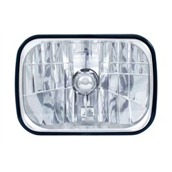 UP31377-5" X 7" Crystal Rectangular Headlight - Plastic Lens