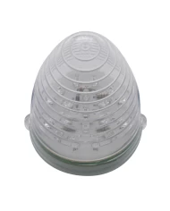 (CARD) 19 AMBER LED GRAKON 1000 BEEHIVE CAB LIGHT - CLEAR LENS