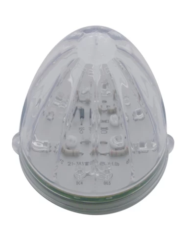 (CARD) 19 AMBER LED GRAKON 1000 WATERMELON CAB LIGHT - CLEAR LENS (CARD) 19 AMBER LED GRAKON 1000 WATERMELON CAB LIGHT - CLEAR LENS