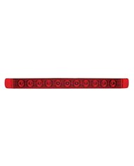 (CARD) 11 RED LED S/T/T LIGHT BAR - RED LENS (CARD) 11 RED LED S/T/T LIGHT BAR - RED LENS