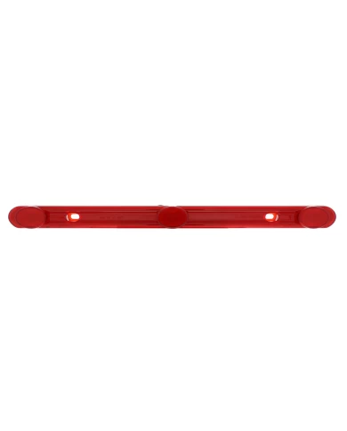(BULK) 3 LED 14 1/4ö ID LIGHT BAR - RED LED/RED LENS (BULK) 3 LED 14 1/4ö ID LIGHT BAR - RED LED/RED LENS