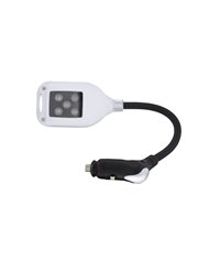 (CARD) CHROME PLASTIC 5 RED LED MAP LIGHT