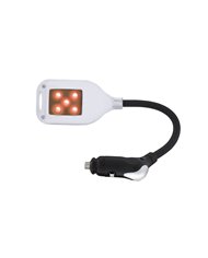 (CARD) CHROME PLASTIC 5 RED LED MAP LIGHT