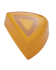 (BULK) PETERBILT LOW PROFILE FRONT TURN SIGNAL LIGHT LENS ONLY - AMBER LED