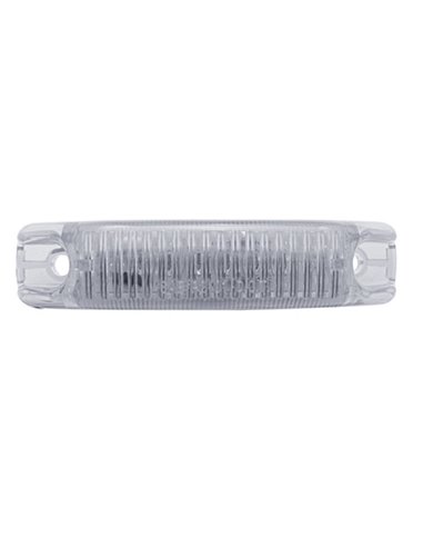 (CARD) 6 RED LED STREAMLINE DESIGN CLEARANCE/ MARKER LIGHT - CLEAR LENS (CARD) 6 RED LED STREAMLINE DESIGN CLEARANCE/ MARKER LIGHT - CLEAR LENS