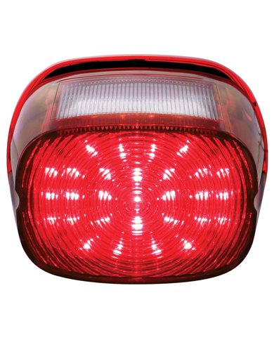 (CARD) 29 RED LED HARLEY MOTORCYCLE TAIL LIGHT WITH 4 WHITE LED LICENSE LIGHT (CARD) 29 RED LED HARLEY MOTORCYCLE TAIL LIGHT WITH 4 WHITE LED LICENSE LIGHT