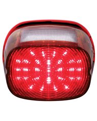 (CARD) 29 RED LED HARLEY MOTORCYCLE TAIL LIGHT WITH 4 WHITE LED LICENSE LIGHT