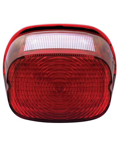 (CARD) 29 RED LED HARLEY MOTORCYCLE TAIL LIGHT WITH 4 WHITE LED LICENSE LIGHT (CARD) 29 RED LED HARLEY MOTORCYCLE TAIL LIGHT WITH 4 WHITE LED LICENSE LIGHT