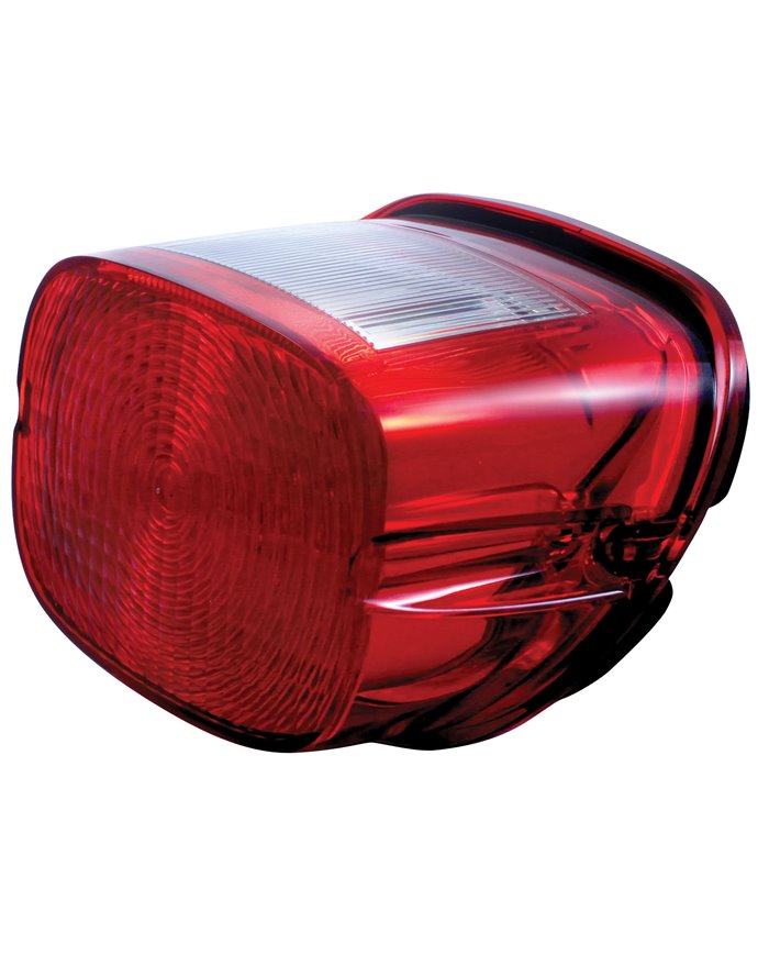 (CARD) 29 RED LED HARLEY MOTORCYCLE TAIL LIGHT WITH 4 WHITE LED LICENSE LIGHT