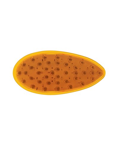 (BULK) 39 AMBER LED TEARDROP S/T/T LIGHT - AMBER LENS (BULK) 39 AMBER LED TEARDROP S/T/T LIGHT - AMBER LENS
