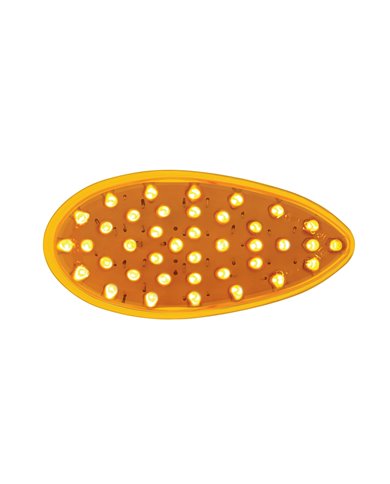 (BULK) 39 AMBER LED TEARDROP S/T/T LIGHT - AMBER LENS (BULK) 39 AMBER LED TEARDROP S/T/T LIGHT - AMBER LENS