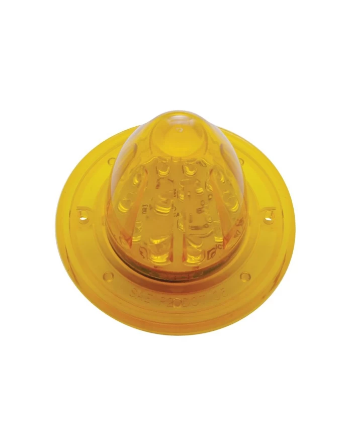 (BULK) 13 AMBER LED WATERMELON HONDA LIGHT - AMBER LENS