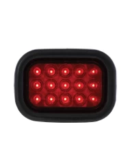 (BULK) 15 RED LED RECTANGULARS/T/T LIGHT KIT
