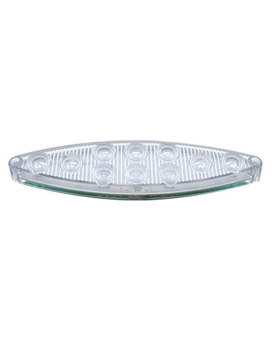 (CARD) 10 AMBER LED "CAT'S EYE" P/T/C LIGHT - CLEAR LENS (CARD) 10 AMBER LED "CAT'S EYE" P/T/C LIGHT - CLEAR LENS