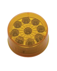 (CARD) 9 AMBER LED 2" REFLECTOR CLEARANCE/MARKER LIGHT - AMBER LENS (CARD) 9 AMBER LED 2" REFLECTOR CLEARANCE/MARKER LIGHT - AMBER LENS
