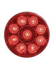 (CARD) 9 RED LED 2" REFLECTOR CLEARANCE/MARKER LIGHT - RED LENS (CARD) 9 RED LED 2" REFLECTOR CLEARANCE/MARKER LIGHT - RED LENS