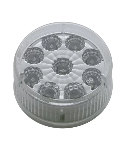(CARD) 9 AMBER LED 2" REFLECTOR CLEARANCE/MARKER LIGHT - CLEAR LENS (CARD) 9 AMBER LED 2" REFLECTOR CLEARANCE/MARKER LIGHT - CLEAR LENS