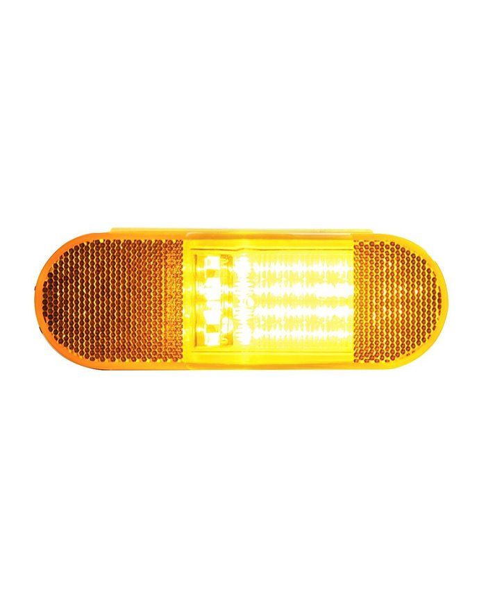 (BULK) 28 AMBER LED SIDE TURN SIGNAL LIGHT - AMBER LENS