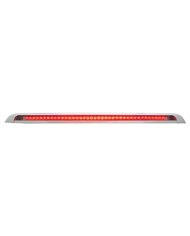 (CARD) CHROME PLASTIC 39 RED LED 16"L STRIP LIGHT