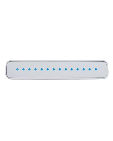 (CARD) CHROME PLASTIC 14 LED MIRROR LIGHT - BLUE (CARD) CHROME PLASTIC 14 LED MIRROR LIGHT - BLUE