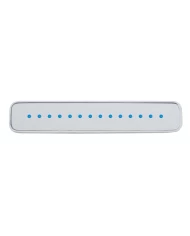 (CARD) CHROME PLASTIC 14 LED MIRROR LIGHT - BLUE