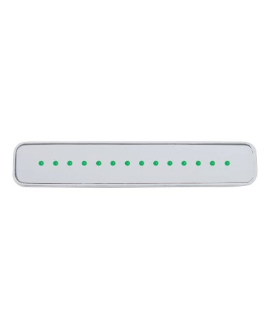 (CARD) CHROME PLASTIC 14 LED MIRROR LIGHT - GREE (CARD) CHROME PLASTIC 14 LED MIRROR LIGHT - GREE