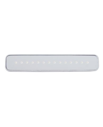 (CARD) CHROME PLASTIC 14 LED MIRROR LIGHT - WHITE (CARD) CHROME PLASTIC 14 LED MIRROR LIGHT - WHITE
