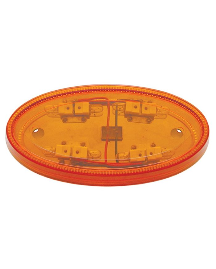 *CLOSEOUT* (CARD) PETERBILT AMBER LIGHT HOOD EMBLEM HOLDER - SMALL