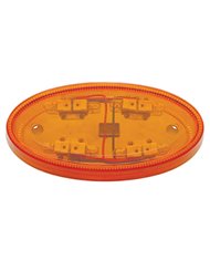 *CLOSEOUT* (CARD) PETERBILT AMBER LIGHT HOOD EMBLEM HOLDER - SMALL *CLOSEOUT* (CARD) PETERBILT AMBER LIGHT HOOD EMBLEM HOLDER - SMALL