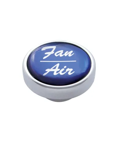 UP23250-"Fan/Air" Dash Knob - Blue Glossy Sticker
