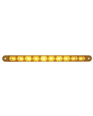 (CARD) 10 AMBER LED 9" FLUSH MOUNT P/T/C LIGHT - AMBER LENS (CARD) 10 AMBER LED 9" FLUSH MOUNT P/T/C LIGHT - AMBER LENS