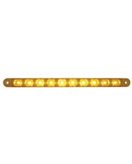 (CARD) 10 AMBER LED 9" FLUSH MOUNT P/T/C LIGHT - AMBER LENS (CARD) 10 AMBER LED 9" FLUSH MOUNT P/T/C LIGHT - AMBER LENS
