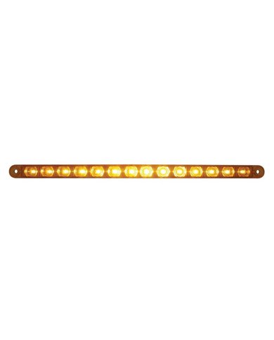 (CARD) 14 AMBER LED 12" FLUSH MOUNT P/T/C LIGHT - AMBER LENS (CARD) 14 AMBER LED 12" FLUSH MOUNT P/T/C LIGHT - AMBER LENS