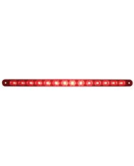 (CARD) 14 RED LED 12" FLUSH MOUNT S/T/T LIGHT - RED LENS