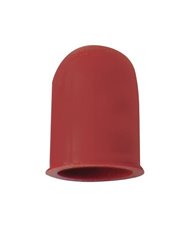 (6/CARD) SMALL BULB COVER - RED