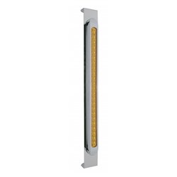 UP31488-Mirror Bracket With 23 LED 17-1/4" Light Bar & Bezel - Amber LED/Amber Lens