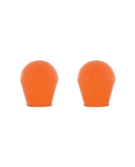 (2/CARD) LARGE BULB COVER - AMBER