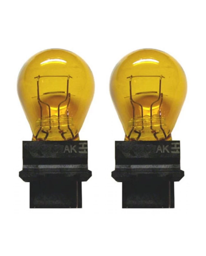 (2/CARD) 3156 AMBER T/L BULBS, 12V