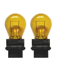 (2/CARD) 3156 AMBER T/L BULBS, 12V