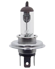 (BOX) H4 HEADLAMP HALOGEN BULB, EXTRA BRIGHT 100/80W CLEAR, 12 VOLT