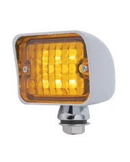 (CARD) 6 AMBER LED LARGE ROD LIGHT - AMBER LENS