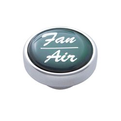 UP23251-"Fan/Air" Dash Knob - Green Glossy Sticker