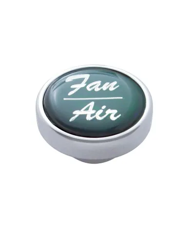 UP23251-"Fan/Air" Dash Knob - Green Glossy Sticker