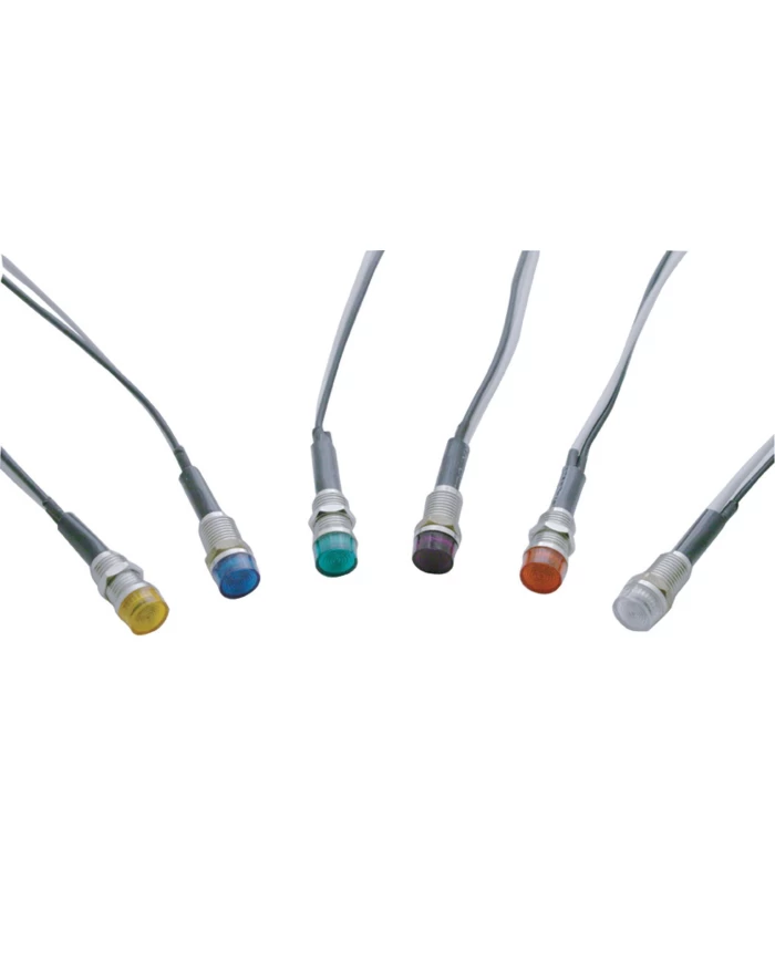 (BULK) 1 LED INDICATOR LIGHT - PURPLE