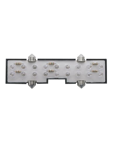 (CARD) 18 AMBER LED PETERBILT CENTER DOME LIGHT (CARD) 18 AMBER LED PETERBILT CENTER DOME LIGHT