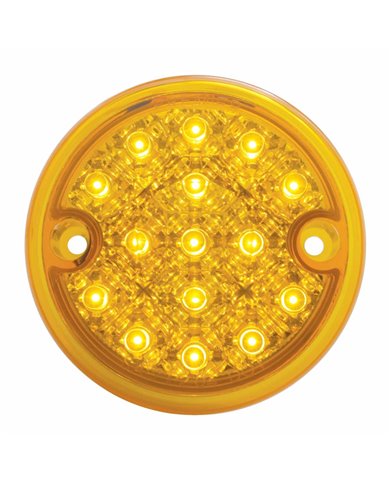 (BULK) 15 AMBER LED 3" SINGLE FACE LIGHT W/ REFLECTOR - AMBER LENS (BULK) 15 AMBER LED 3" SINGLE FACE LIGHT W/ REFLECTOR - AMBER LENS